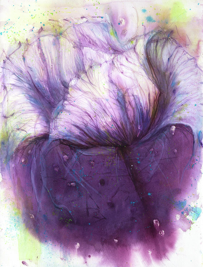 Flower Thingy Reborn 2 Painting by Petra Rau