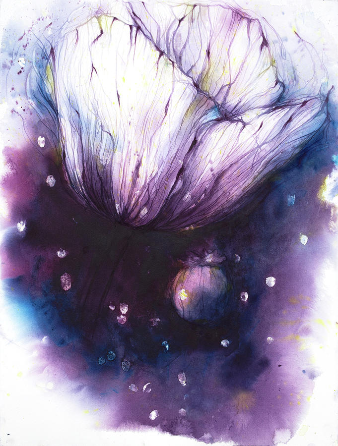 Flower Thingy3 Painting by Petra Rau
