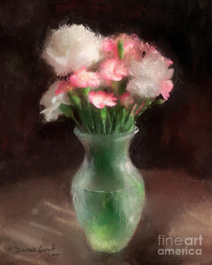 Flower Vase 2020 Digital Art by Dwayne Glapion