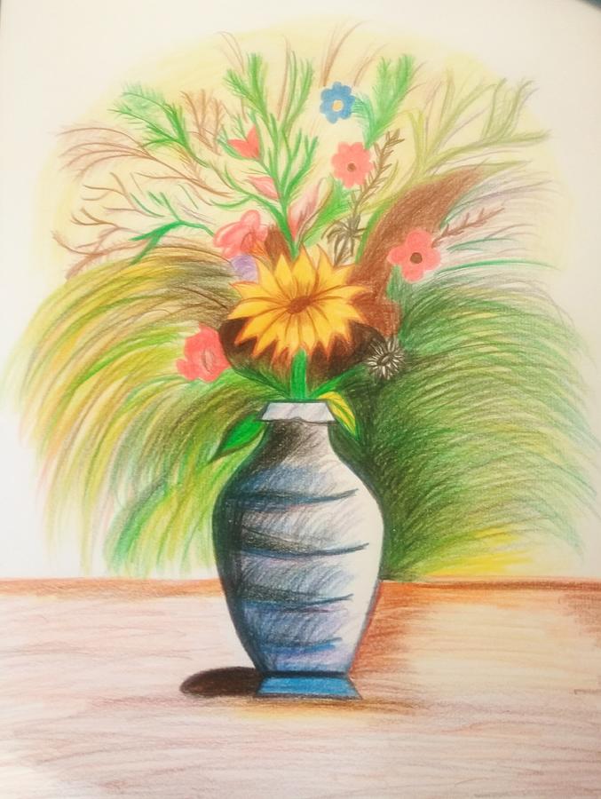 How to Draw a Flower Vase Still Life - HubPages-saigonsouth.com.vn