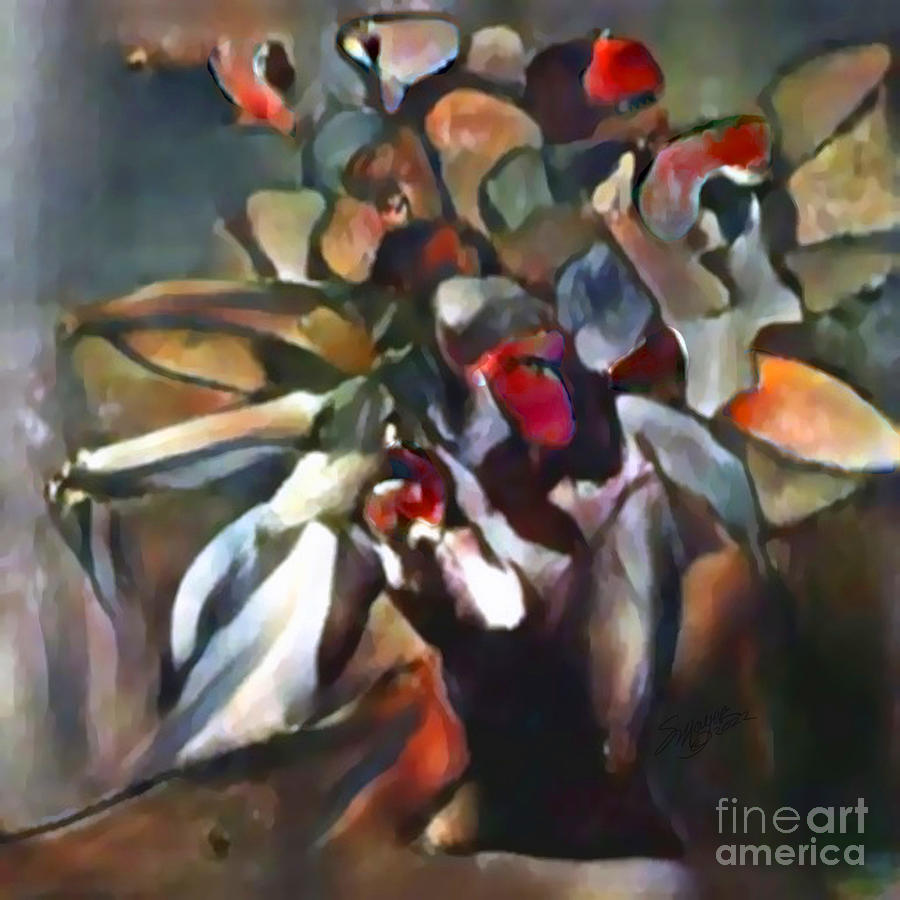 Floral Arrangement 001 Digital Art by Stacey Mayer