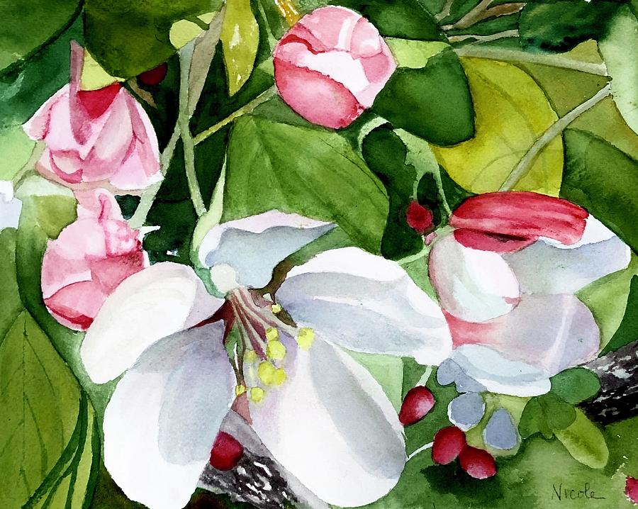 Flowering Painting by Nicole Curreri