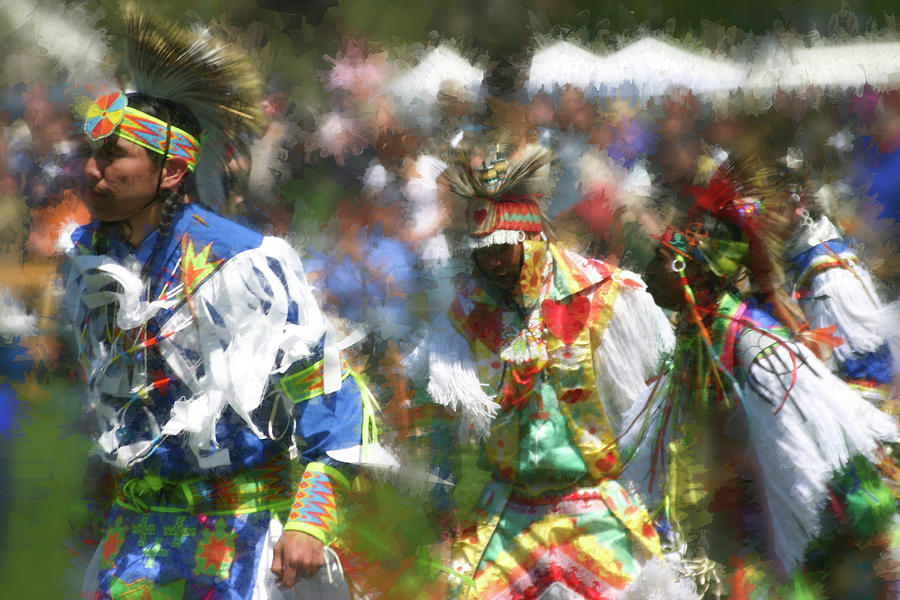 Flowering of Hope at the Pow Wow Photograph by Wayne King