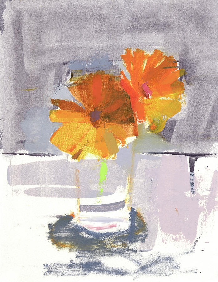 Flowers 2001052 Painting by Chris N Rohrbach