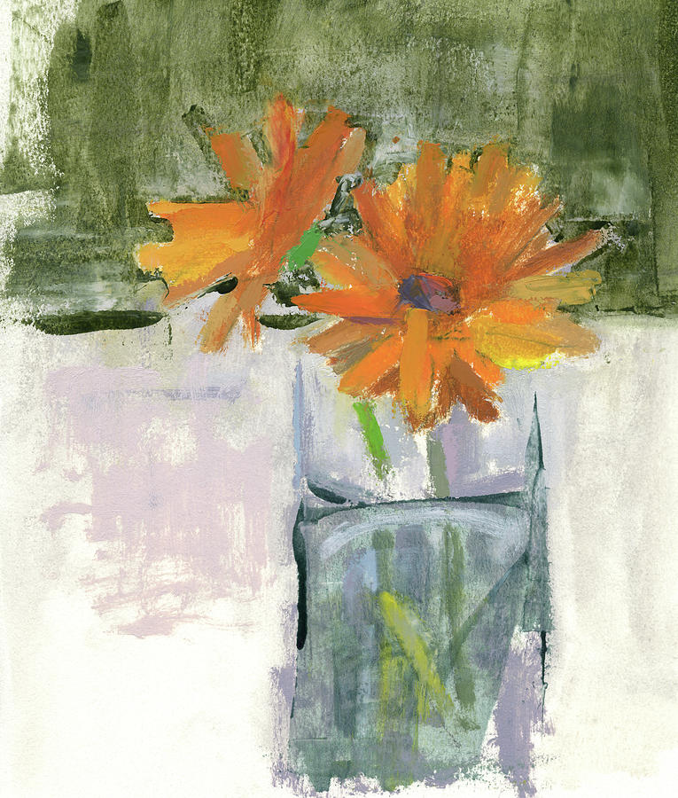 Flowers 200405 Painting by Chris N Rohrbach