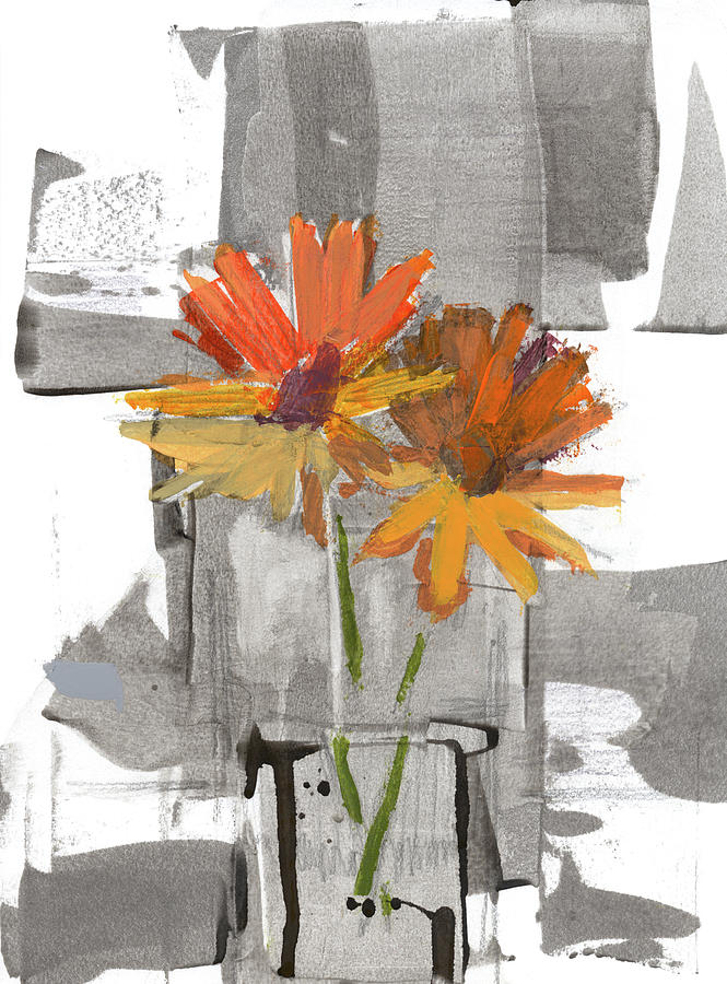 Flowers 201105 Painting by Chris N Rohrbach