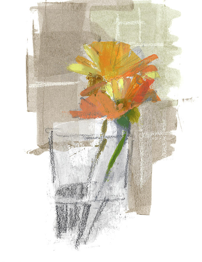 Flowers 2030042 Painting by Chris N Rohrbach