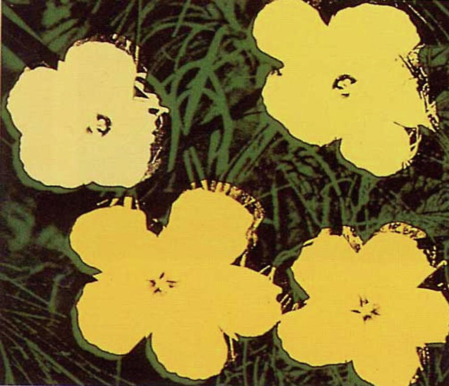 Flowers 4 Andy Warhol Painting by Sage Heaney - Fine Art America