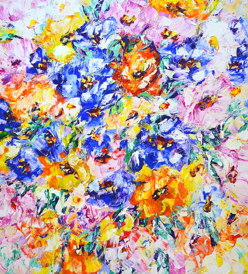 	Flowers 50. Painting by Iryna Kastsova