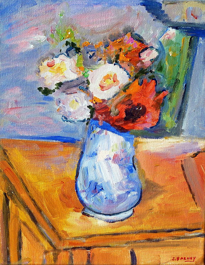 Flowers a la Gogh Painting by John Barney - Fine Art America