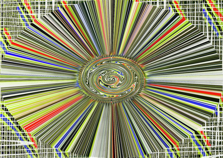 Flowers Abstract #0458ps8abc Digital Art by Tom Janca
