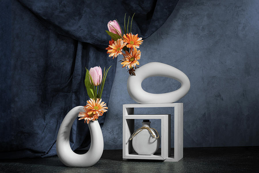 Flowers and Shapes Still Life Photograph by Tom Mc Nemar