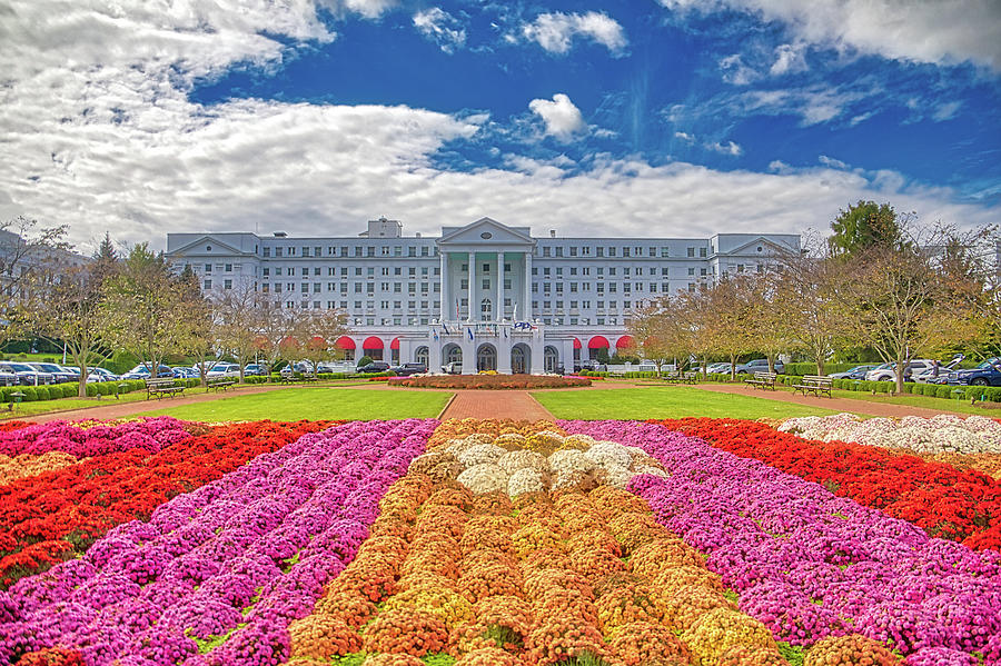 Flowers at the Greenbrier Photograph by Jonny D