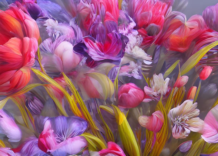 Flowers Digital Art by Beverly Read