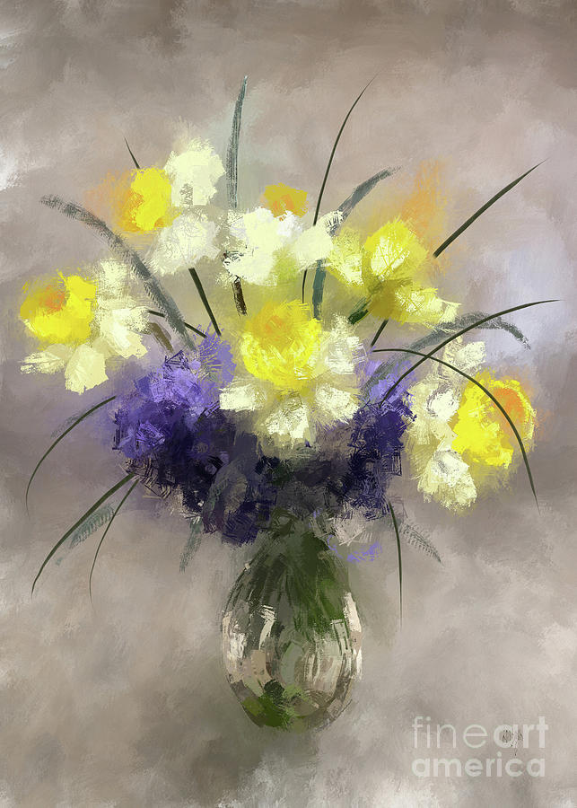 Flowers For Maria Digital Art by Lois Bryan