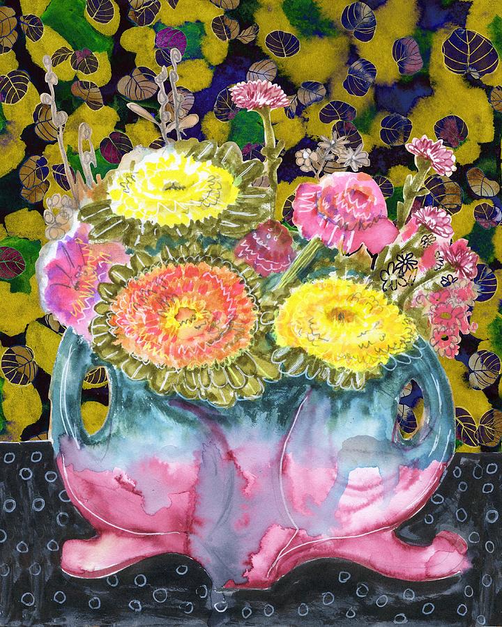 Flowers for Martha Painting by Blenda Studio