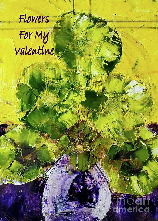 Flowers for My Valentine Mixed Media by Sharon Williams Eng