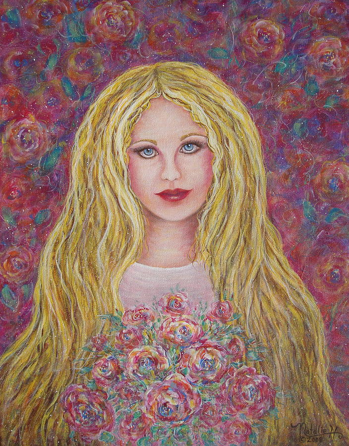 Flowers For You Painting by Natalie Holland