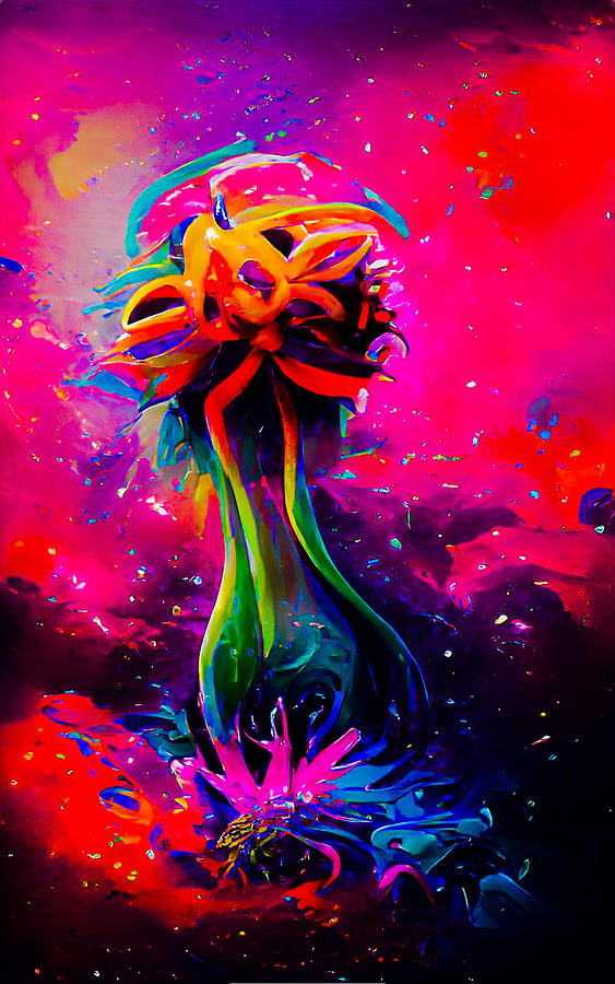 Flowers from Alien Planets Digital Art by Cristi Sturgill - Fine Art ...