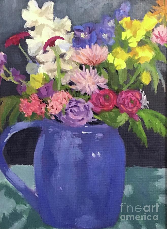 Flowers from Friends  Painting by Anne Marie Brown