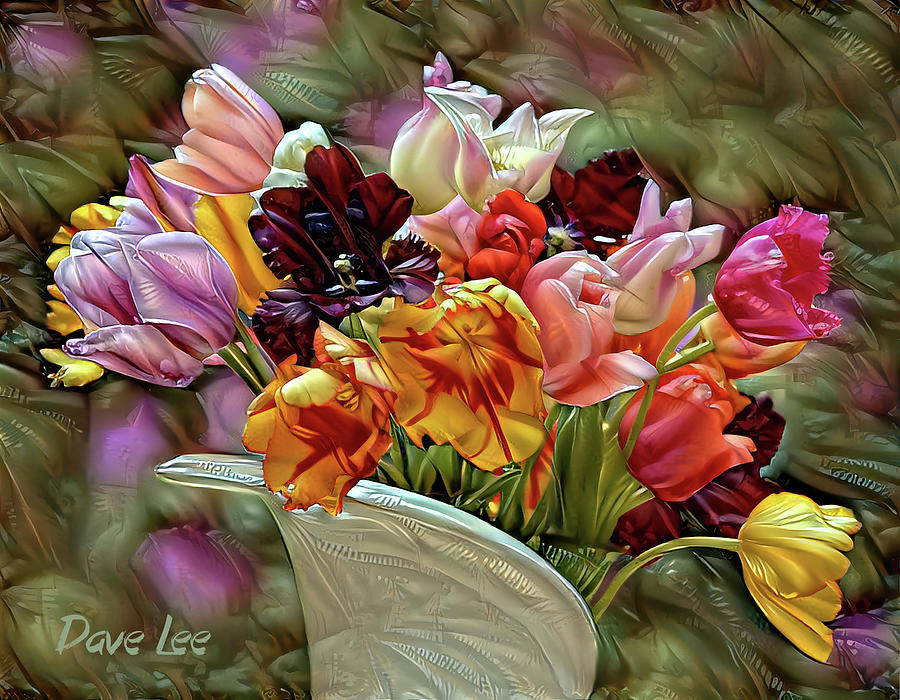 Flowers From Venus Digital Art by Dave Lee