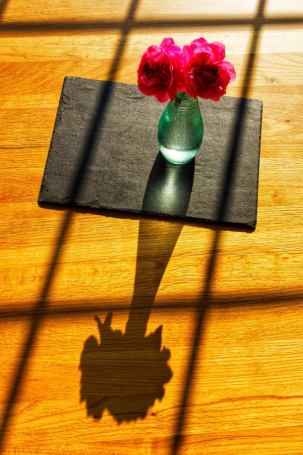 Flowers in a vase Photograph by Chris Clark