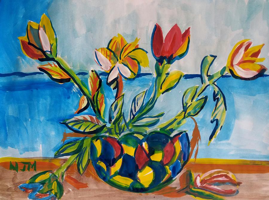 Flowers in a Vase Painting by James McCormack | Fine Art America