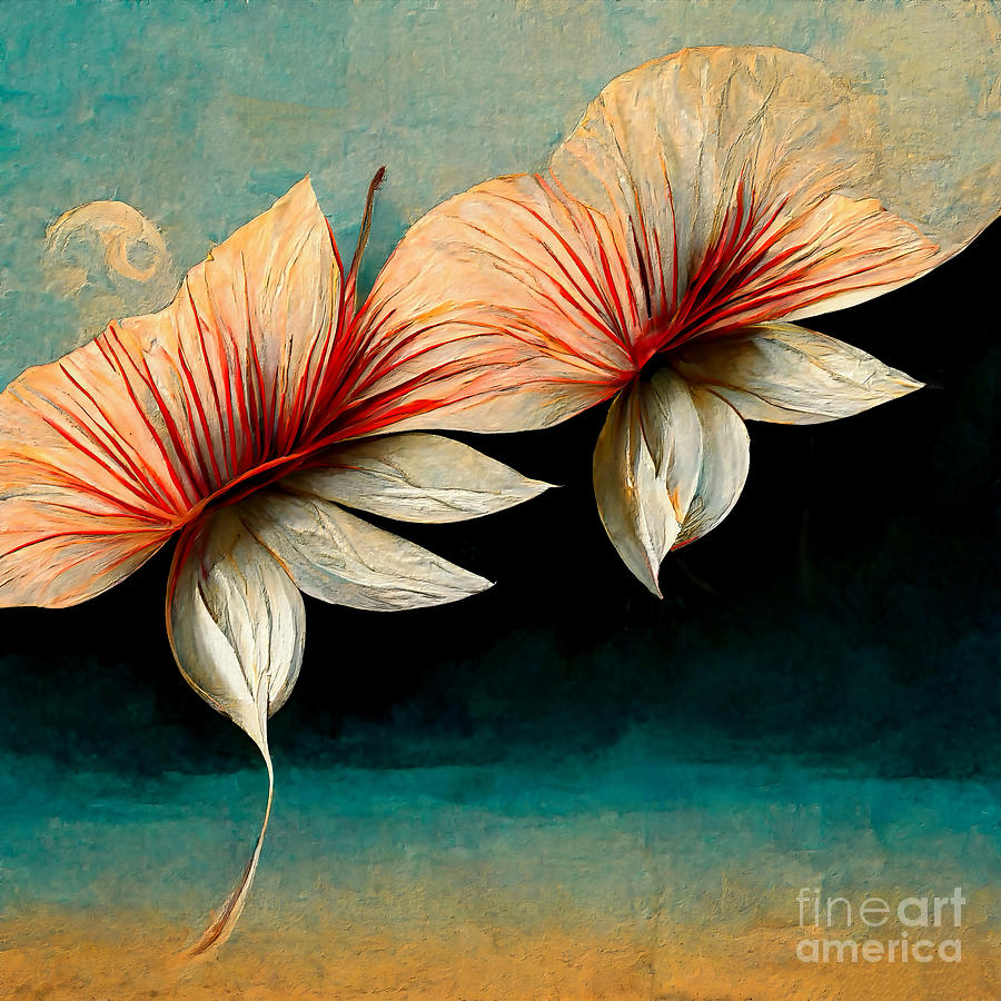 Flowers in the air Painting by Jirka Svetlik