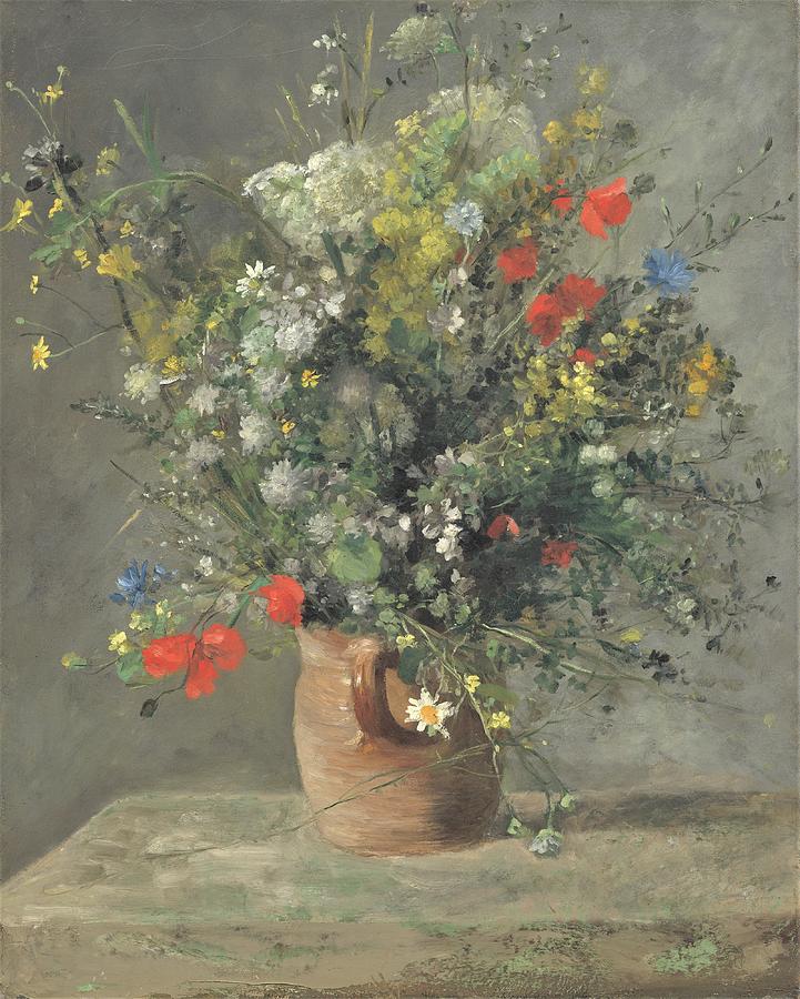 Flowers In Vase Painting