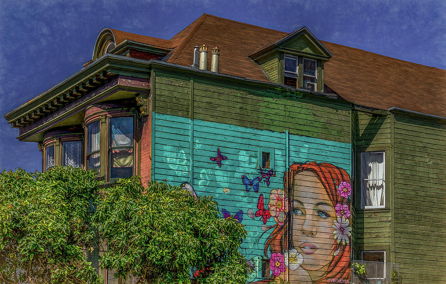 Flowers In Your Hair, San Francisco Photograph by Marcy Wielfaert