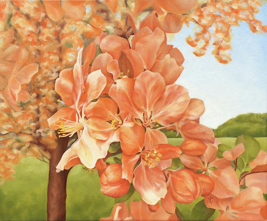 Flowers Painting by Kari Visscher Flowers Painting by Kari Visscher