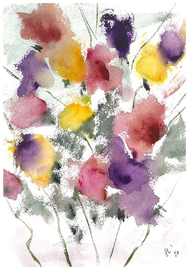Flowers Painting by Loretta Coca