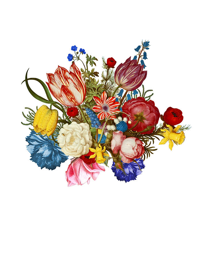Flower Digital Art - Flowers by Madame Memento