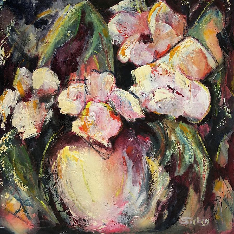 Flowers One Painting by Sharon Sieben