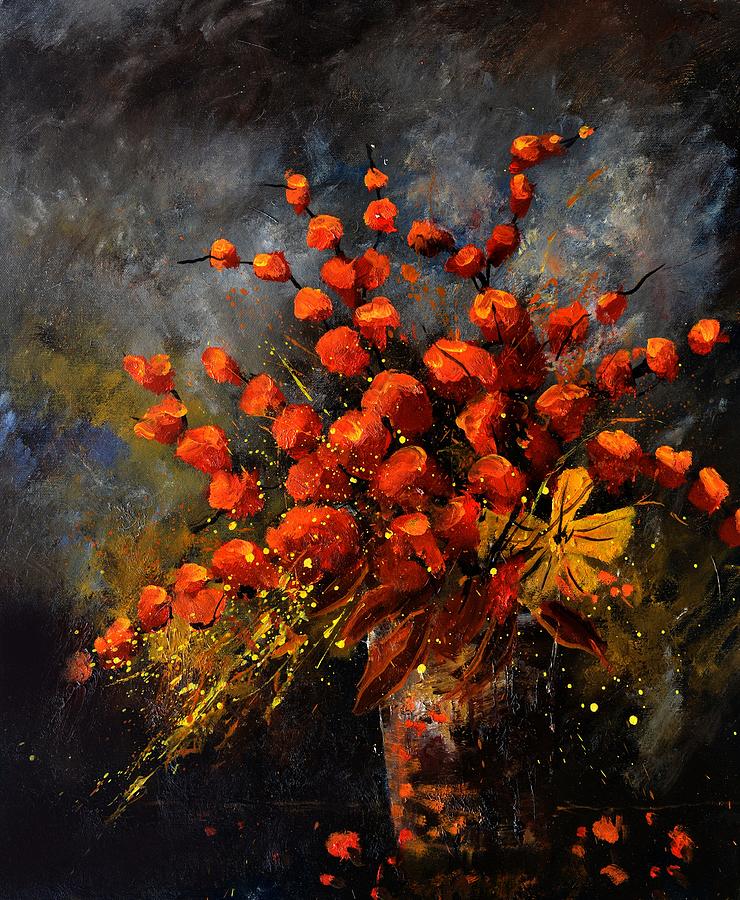 Flowers Painting by Pol Ledent