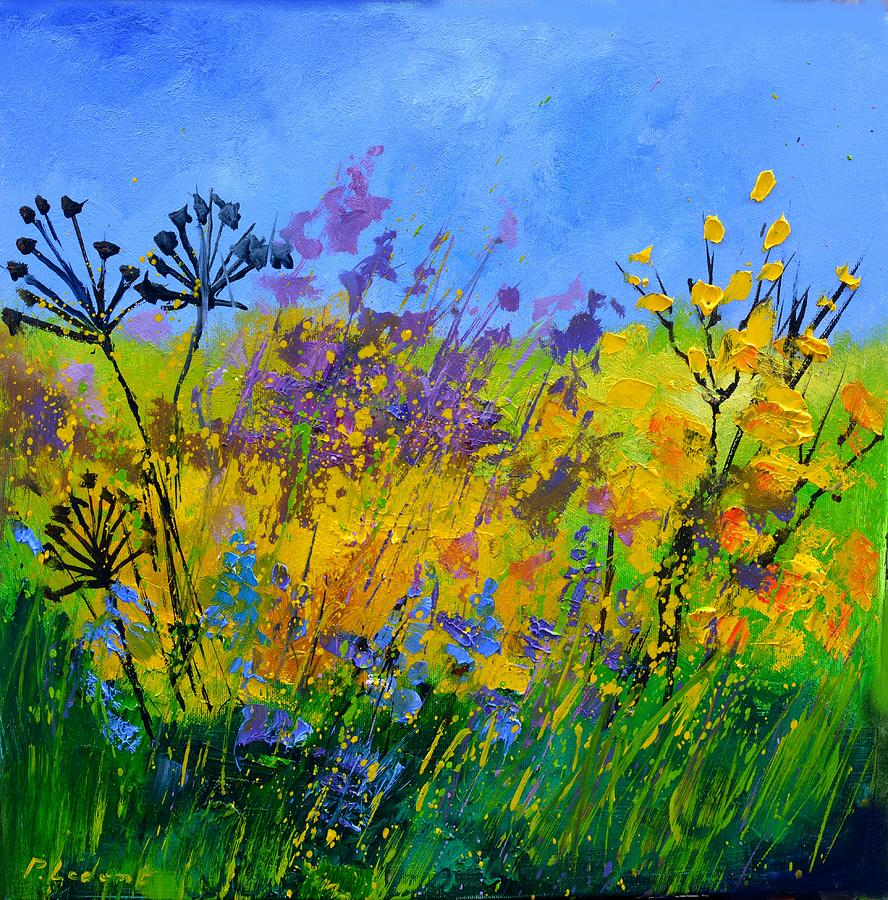 Flowers power Painting by Pol Ledent