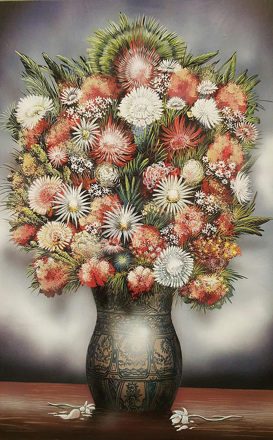 Flowers Painting by Richard Hopkinson
