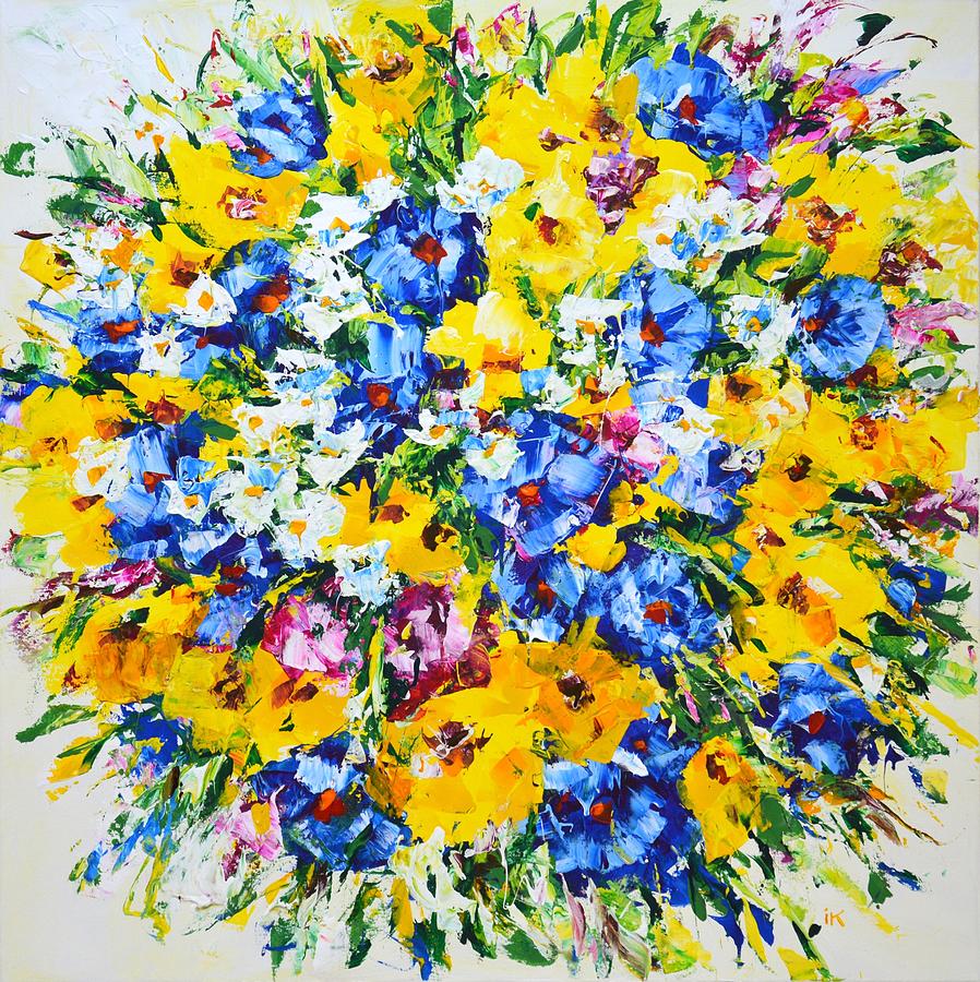 Flowers. Summer. Painting by Iryna Kastsova