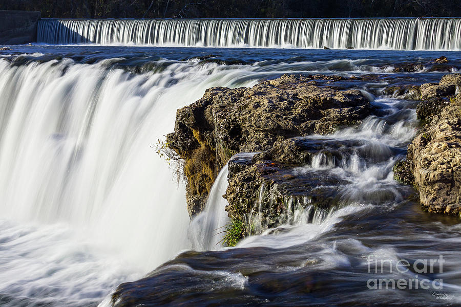 Waterfall Photograph - Flowing Grand Falls by Jennifer White