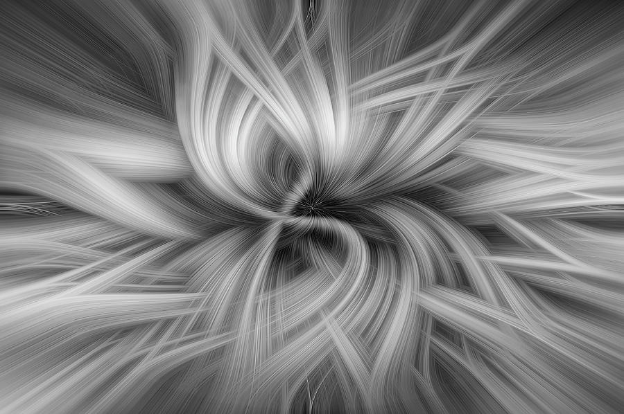 Flowing in Chaos Digital Art by Carolyn DAlessandro