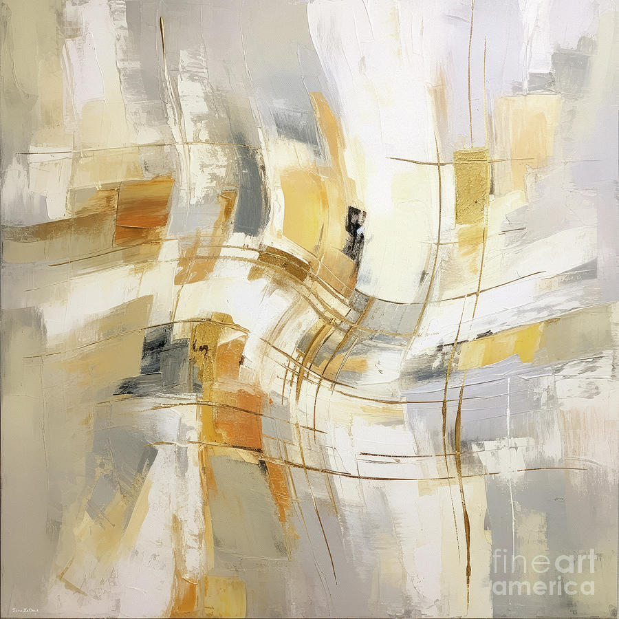 Flowing Thoughts Painting by Tina LeCour