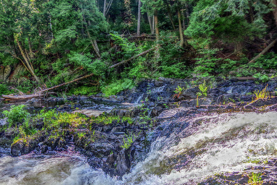Flowing water HDR Photograph by Nathan Wasylewski