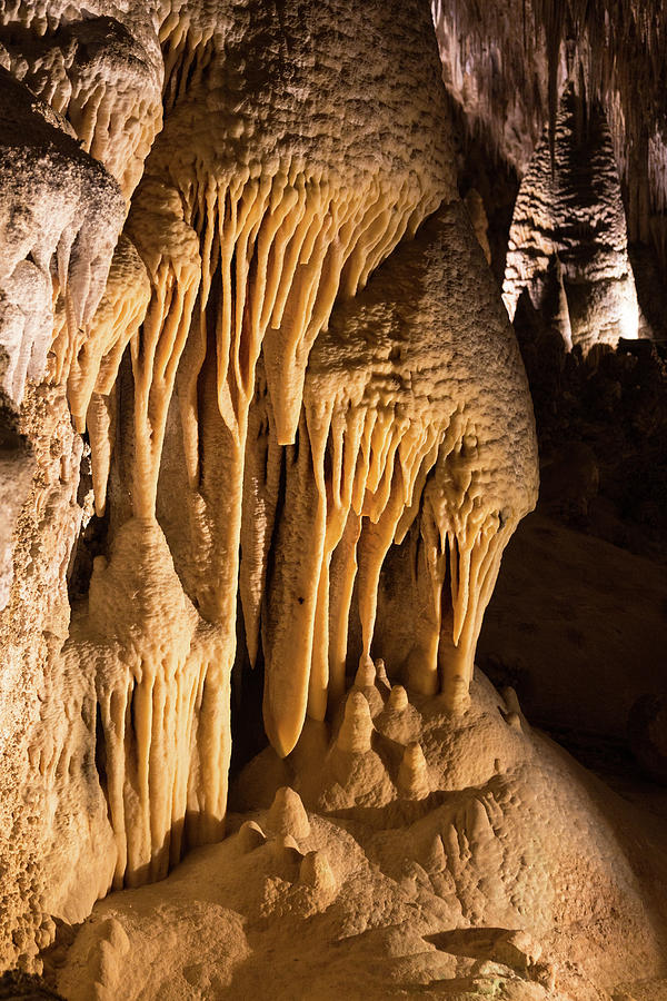 Flowstone Big Room #21, Carlsbad Caverns Photograph by Dan Hartford