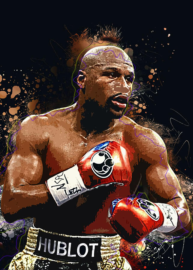 Floyd Mayweather Poster ONONMADE STUDIO Tapestry - Textile by Priscilla ...