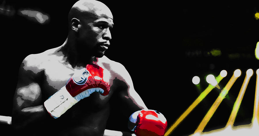 Floyd Mayweather Still Number One Mixed Media by Brian Reaves