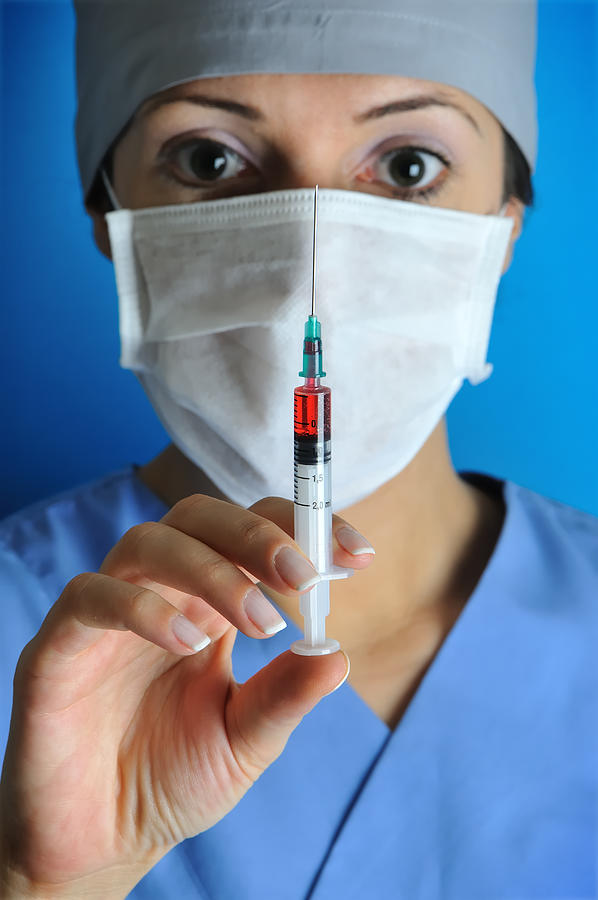 Flu Vaccination Photograph by Hocus-focus