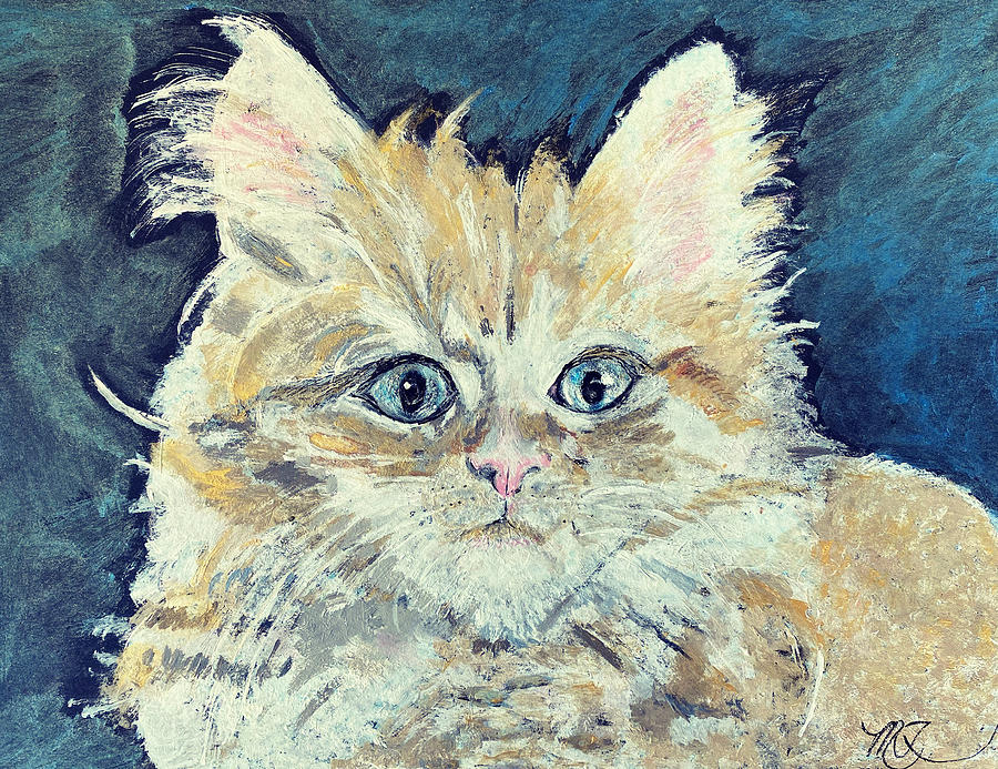 Fluff Painting by Melody Fowler