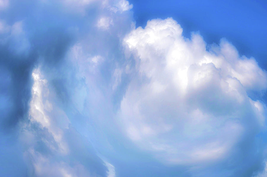 Fluffy Cloud Art Photograph by Debra Kewley