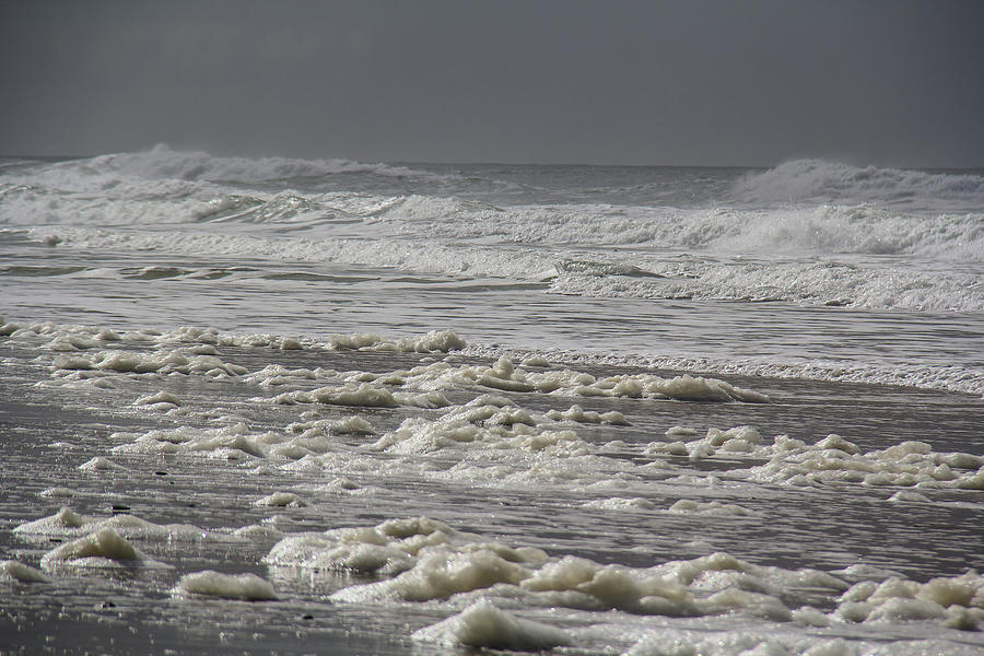 Fluffy Ocean Foam Photograph by Patricia Lawrence - Fine Art America