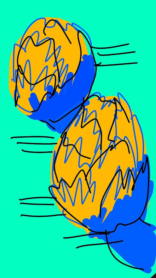 Fluffy Trees Digital Art by Madeline Dillner Fluffy Trees Digital Art by Madeline Dillner